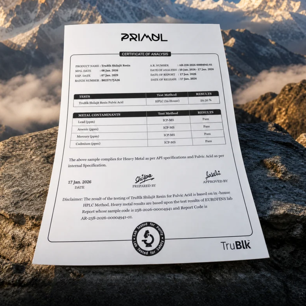 PRIMUL TRU BLK SHILAJIT