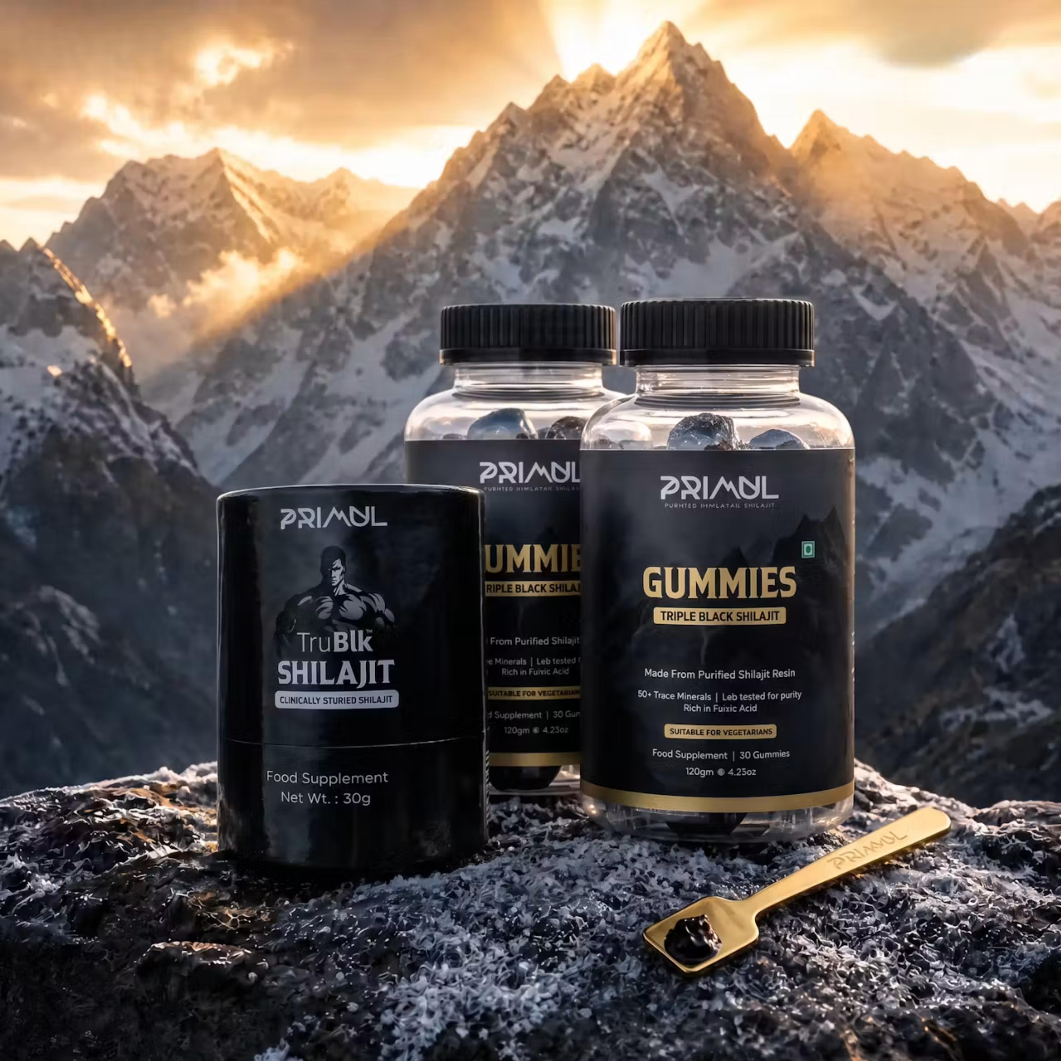 BUNDLE DEAL | TRUBLK SHILAJIT + 2x PRIMUL HIMALAYAN GUMMIES