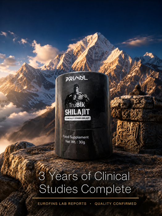PRIMUL TRU BLK SHILAJIT - 3 YEARS OF CLINICAL STUDIES.. PEER REVIEWED MEDICAL JOURNALS COMING SOON..